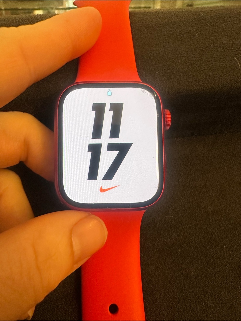 Apple Watch Nike+ Red Sport Band Smartwatch (Red Case)